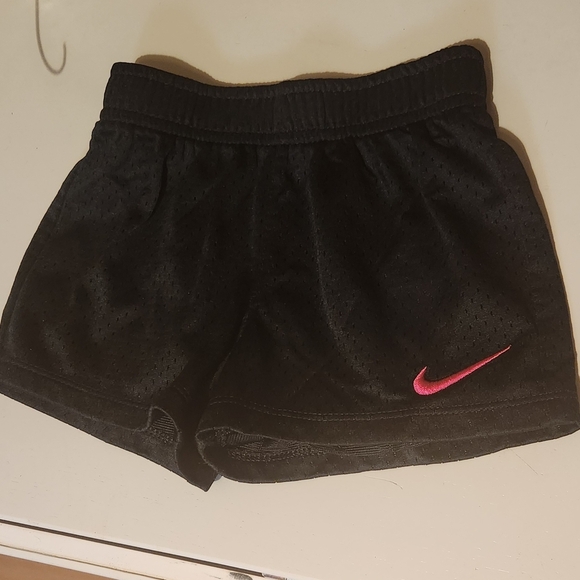 2 pair Nike‎ Black Athletic Shorts with Swoosh - Picture 1 of 6